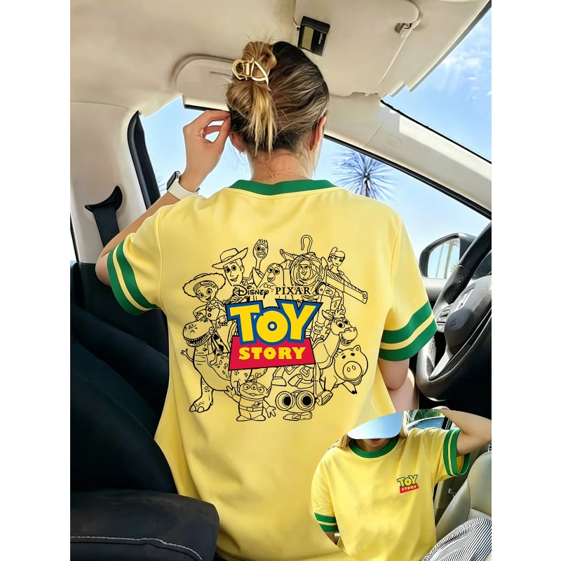 Chalk Bag - Damen-T-Shirt „Toy Story“ mit Rundhalsausschnitt, kurzen