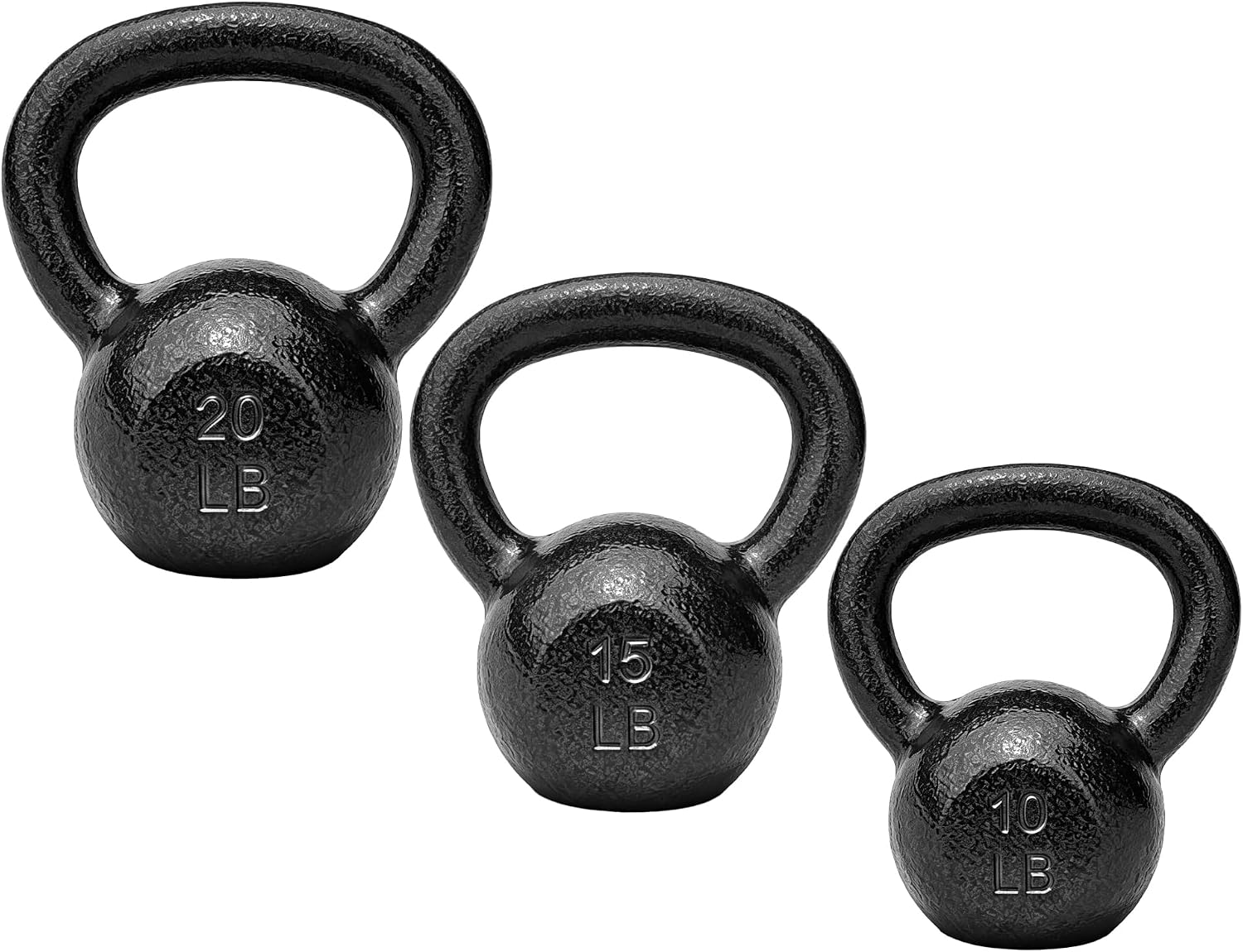 Kettlebell - Gusseiserne Kettlebells 5-50 LB Krafttraining Kettlebells