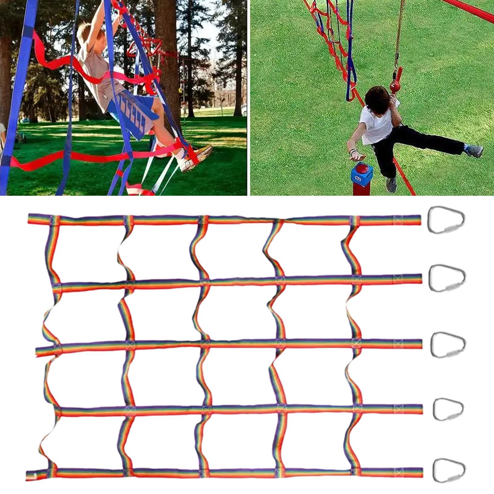 Kinder-Kletternetz Regenbogen- – Rope Climb Bewertung und Preis