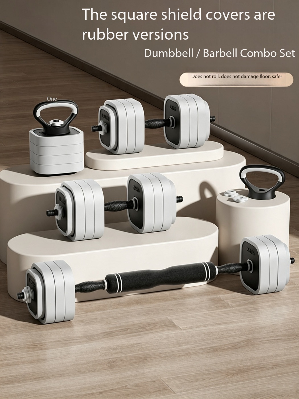 Verstellbares 4-in-1-Heim-Fitn – Kettlebell Bewertung und Preis